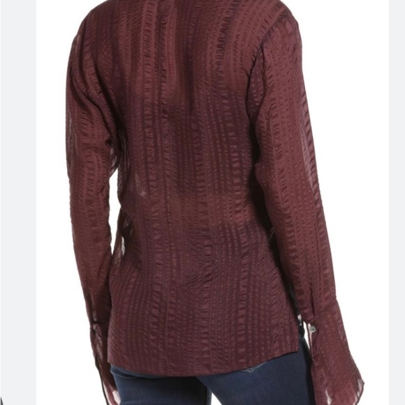 Frame Cabernet long sleeve silk blouse - Picture 3 of 10